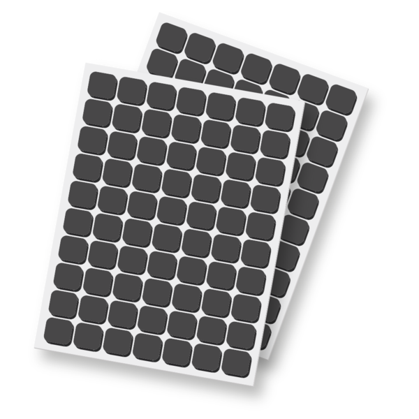 3D Foam Squares Black, Regular Scrapbook Adhesives by 3L